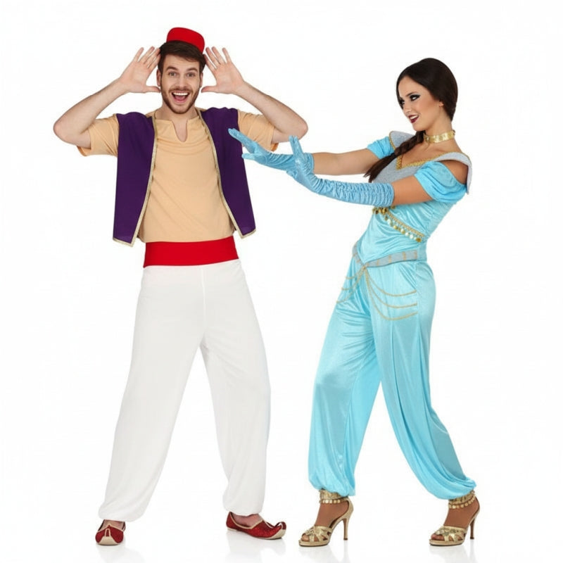 Costumi di coppia Aladdin e Jasmine