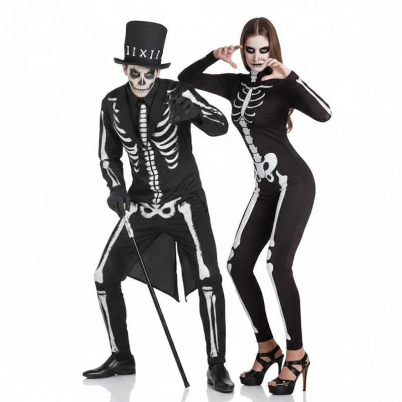 Costumi di coppia Scheletri Halloween