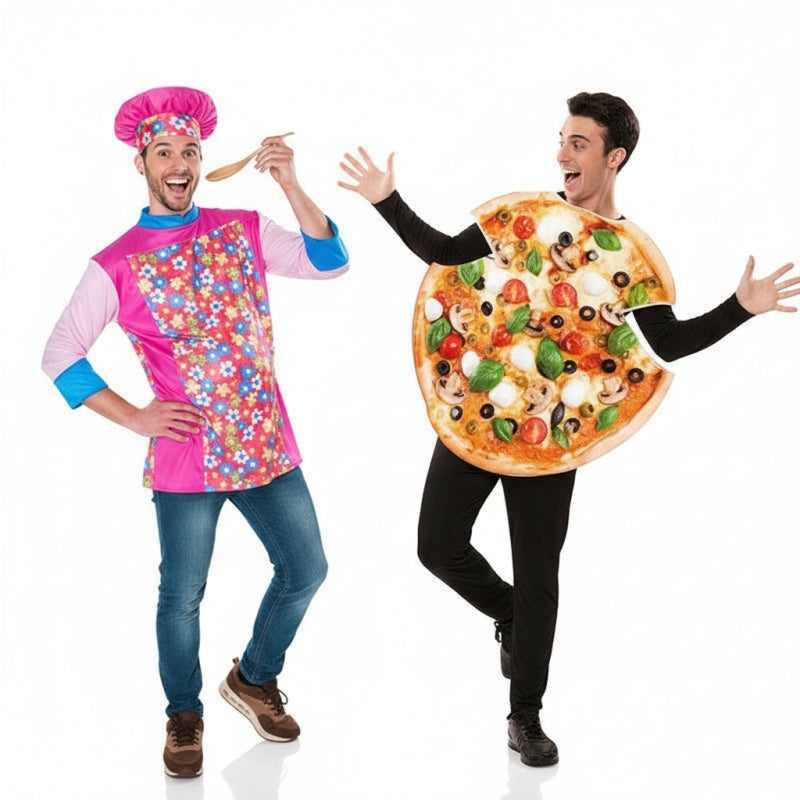 Costumi di coppia Cuoco e Pizza