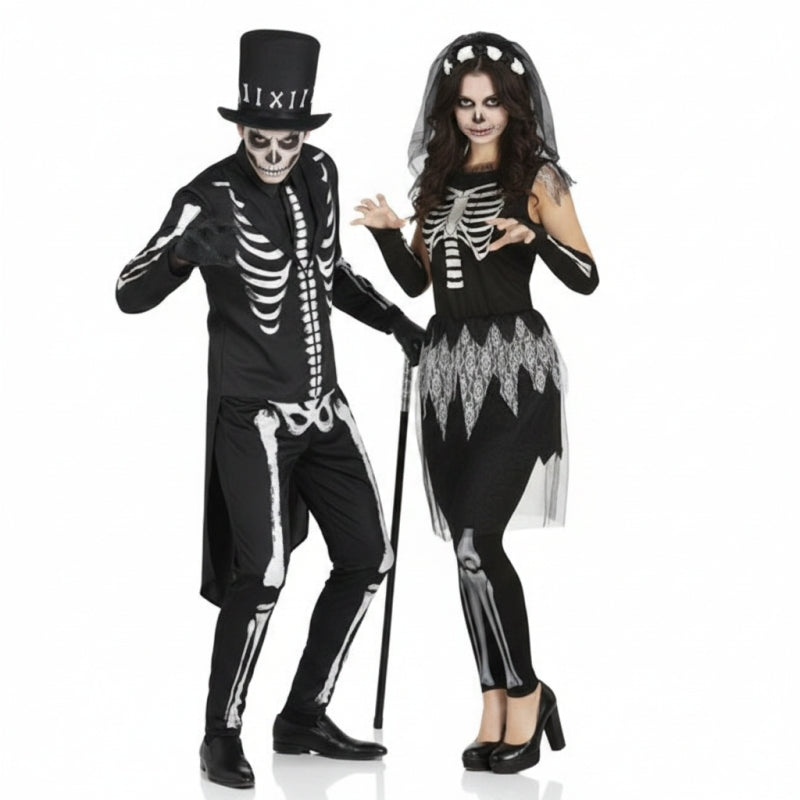 Costumi di coppia Fidanzati Scheletri