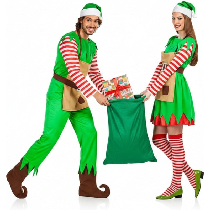 Costumi di coppia Elfi di Natale