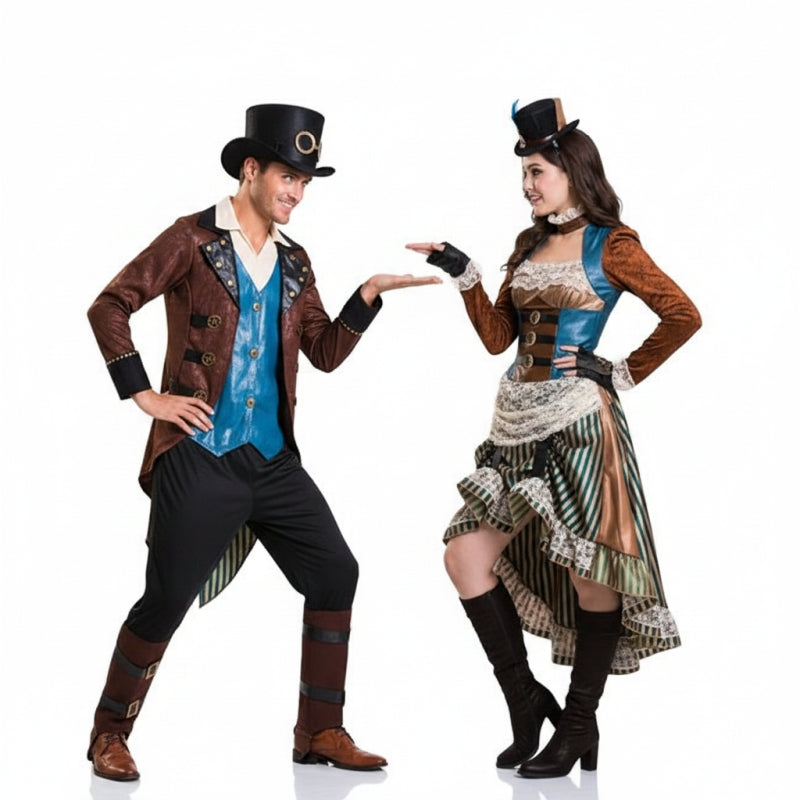 Costumi di coppia Avventurieri steampunk