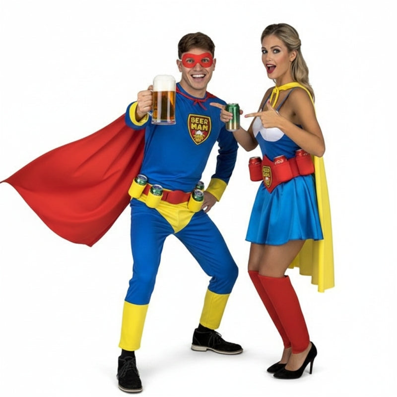 Costumi di coppia Supereroi della birra