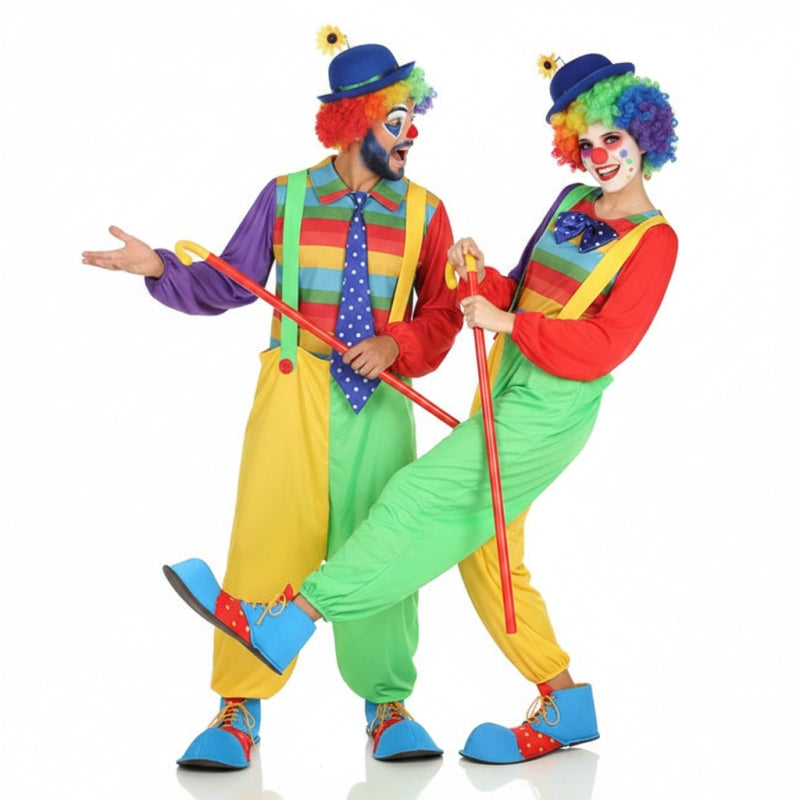 Costumi di coppia clown da circo