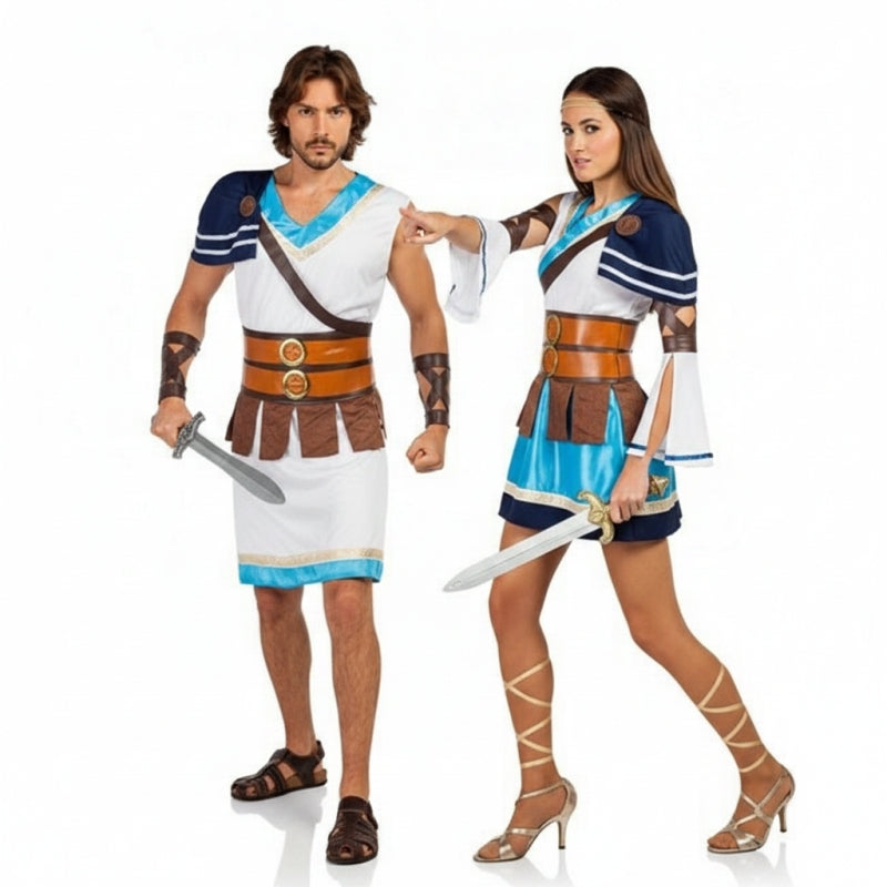 Costumi di coppia Guerrieri greci