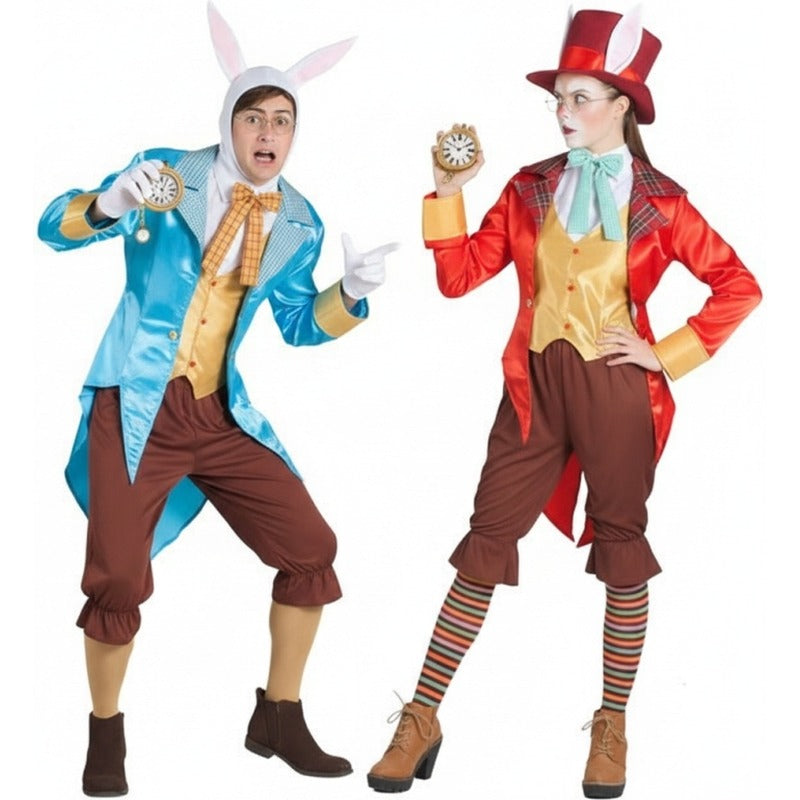 Costumi di coppia conigli Alice nel paese delle meraviglie
