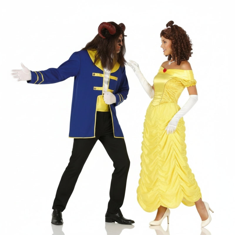 Costumi di coppia Bestia e Principessa La bella