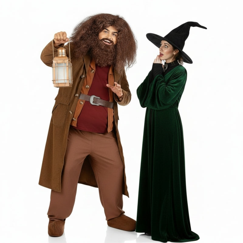 Costumi di coppia Hagrid e McGranitt di Hogwarts