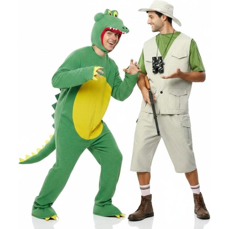 Costumi di coppia Esploratore e Coccodrillo Selvaggio