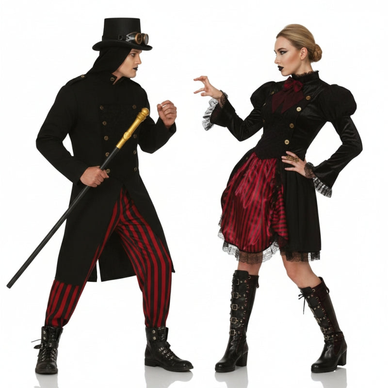 Costumi di coppia Vampiri Steampunk