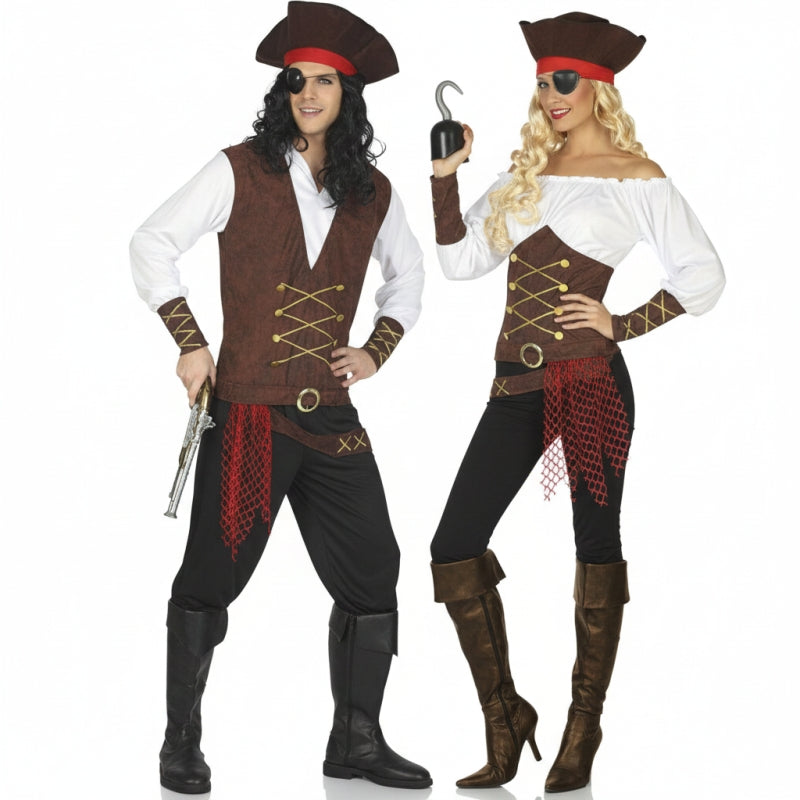 Costumi di coppia Capitani nave pirata