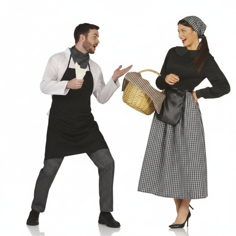 Costumi di coppia Mercanti di castagne