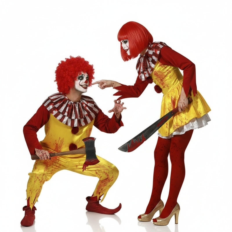 Costumi di coppia Clown sanguinari di McDonald