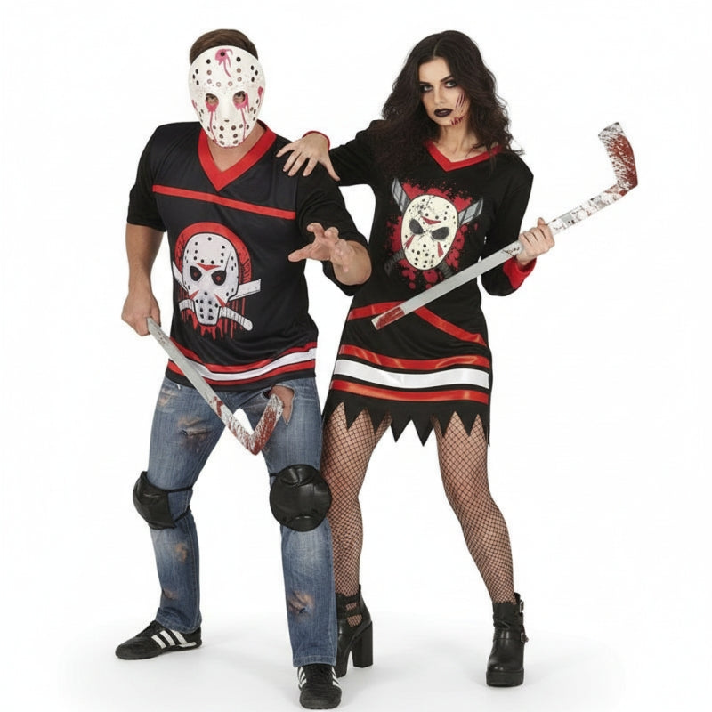 Costumi di coppia Jason Voorhees assassini