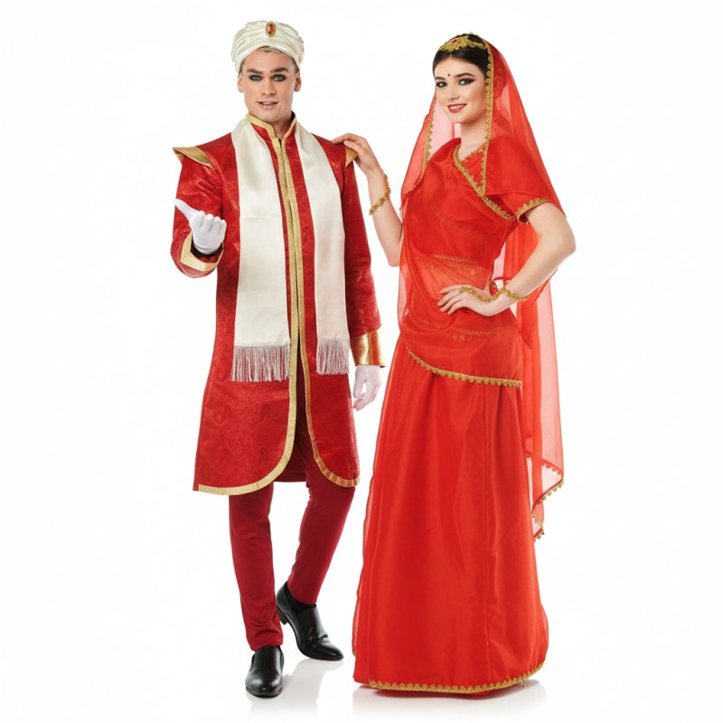 Costumi di coppia Indù deluxe