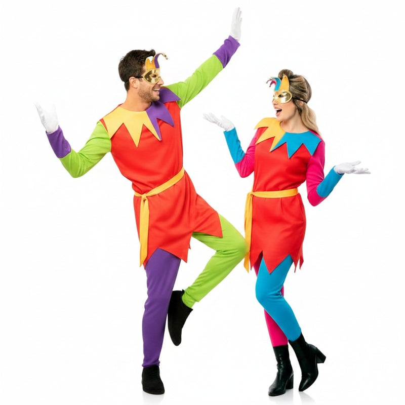 Costumi di coppia Giullari di corte medievali