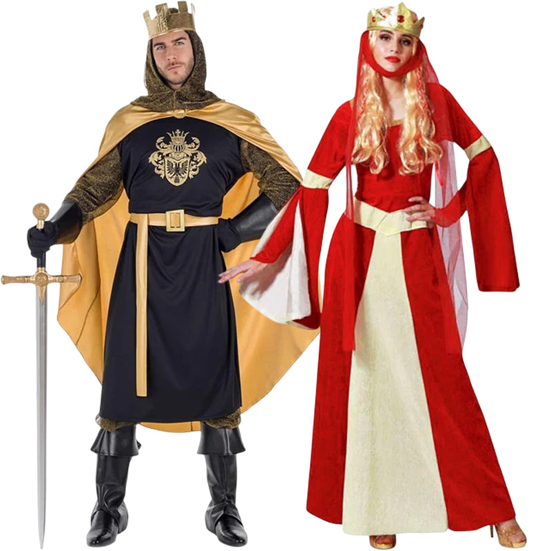 Costumi di coppia Re medievale
