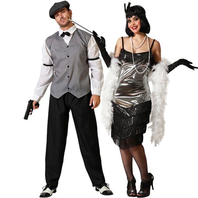 Gánster y Cabaretera para disfrazarte en pareja