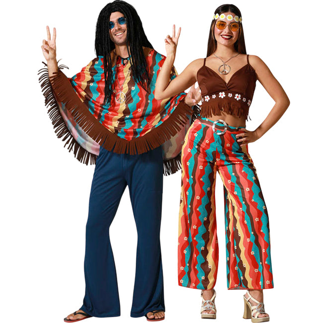 Hippies Adulto para disfrazarte en pareja