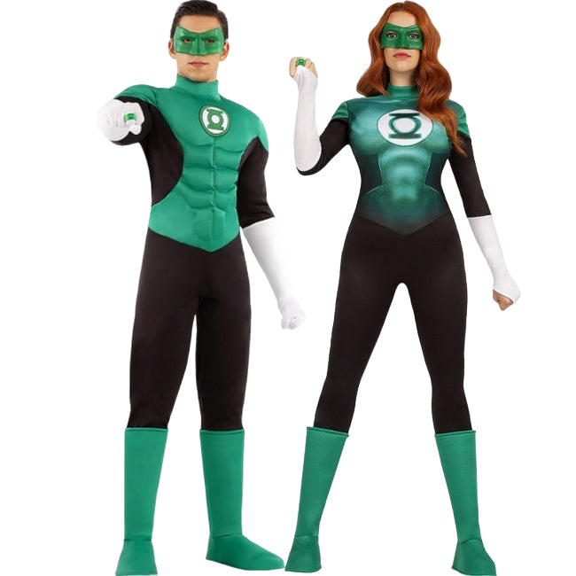 Pareja de Superhéroes Linterna Verde