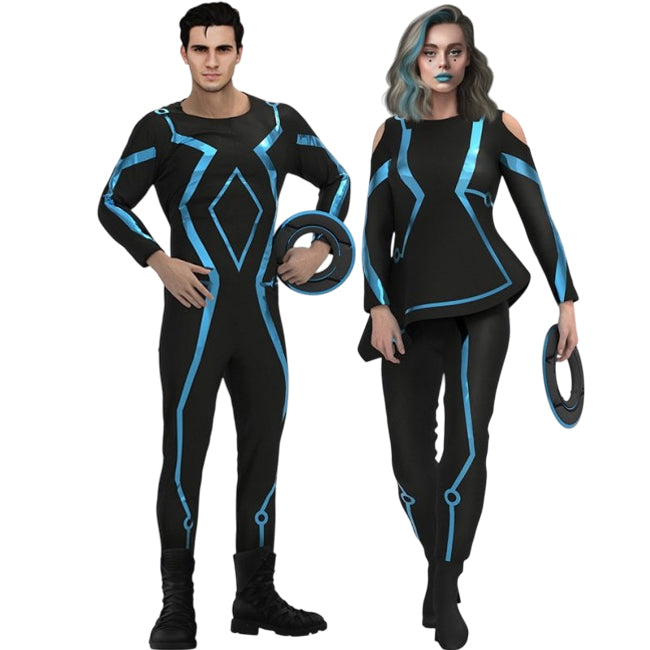 Pareja de Tron y Lora de Tron Legacy