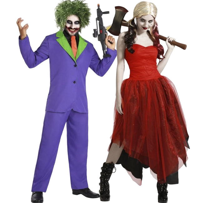 Pareja de Villanos Joker y Harley Quinn
