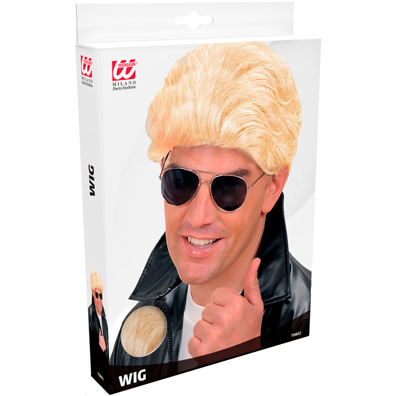 Peluca Greaser rubia Packaging