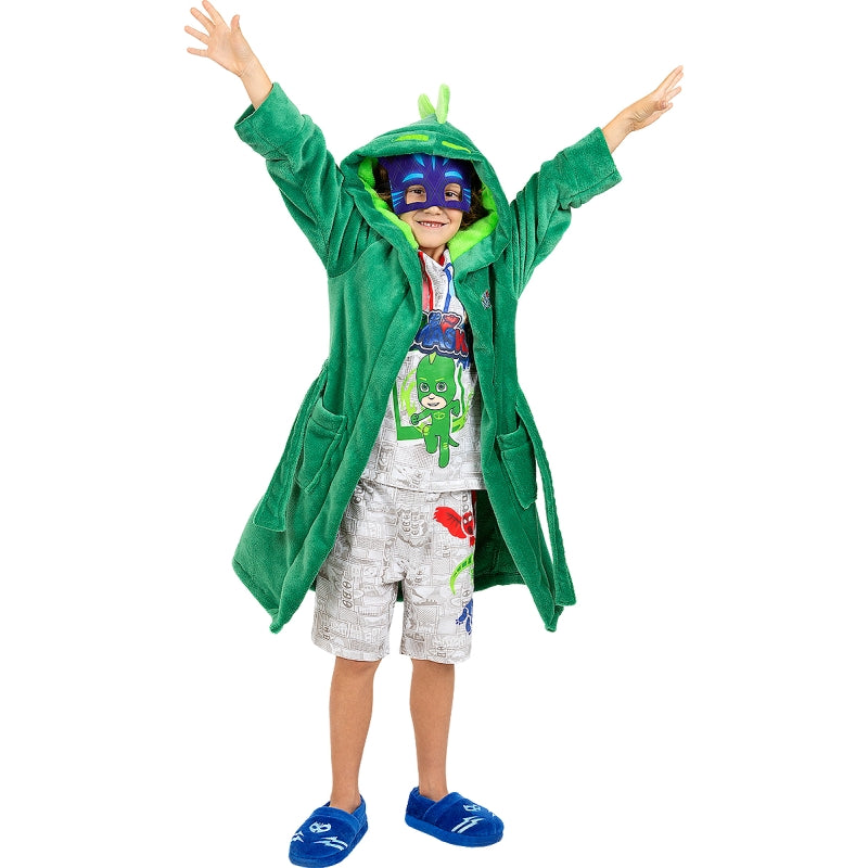 Pijama PJ Masks corto para niños Detalle Bis
