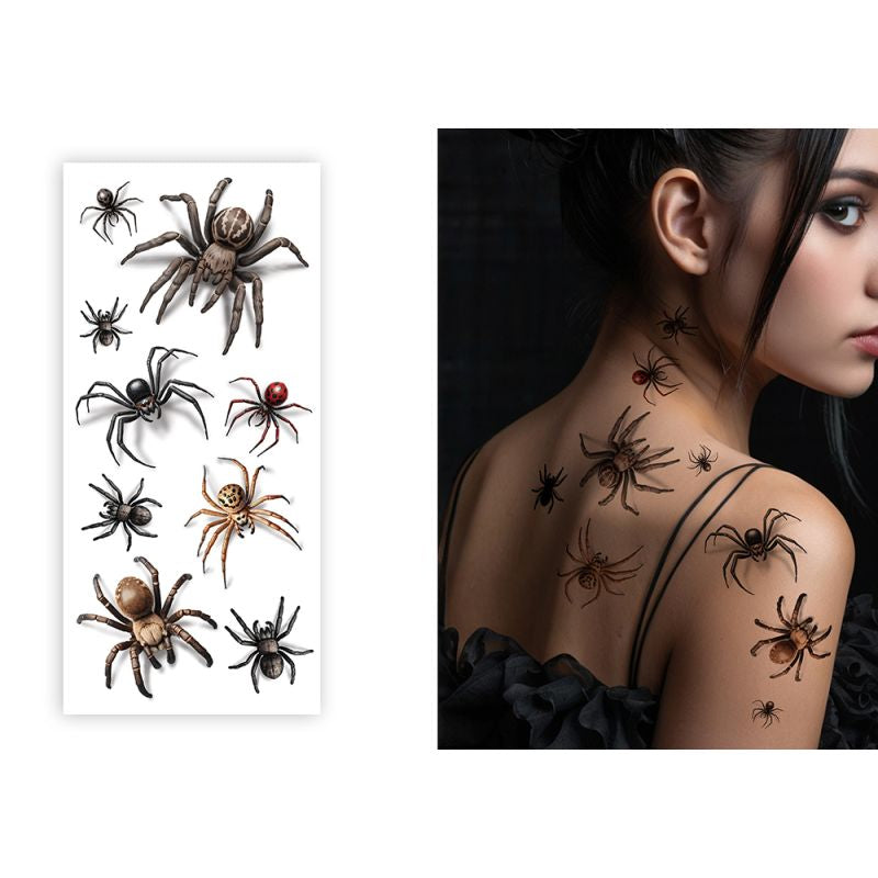 Tatuajes Arañas con sombra