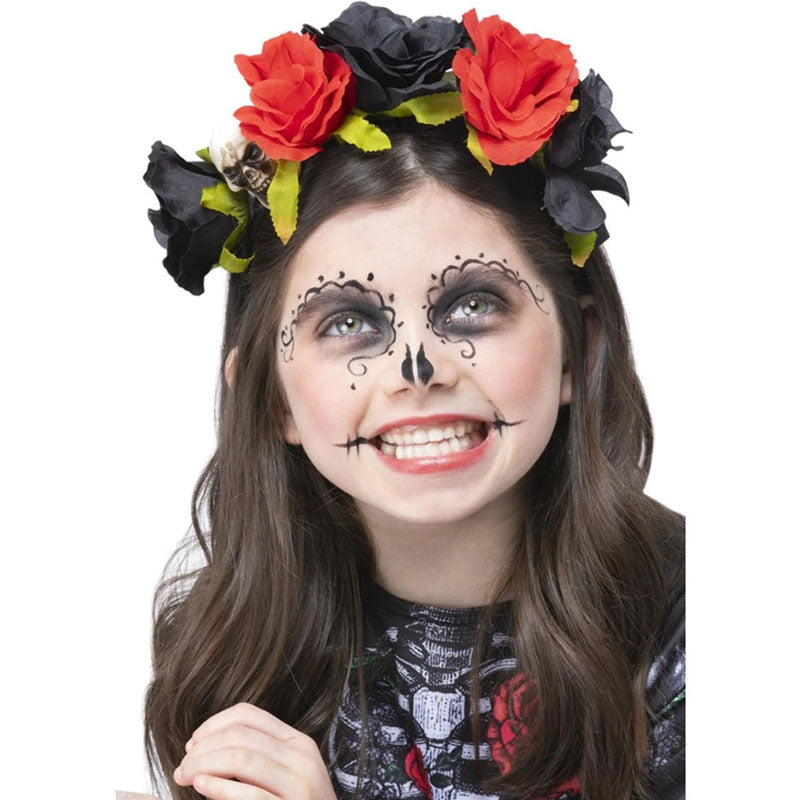 Diadema Catrina Día de los muertos infantil