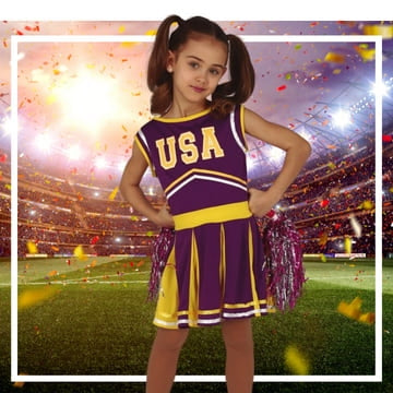 Costumi Atleti e Cheerleader per bambina