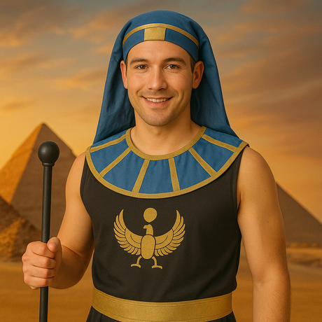 Costumi egiziani e faraoni per uomo