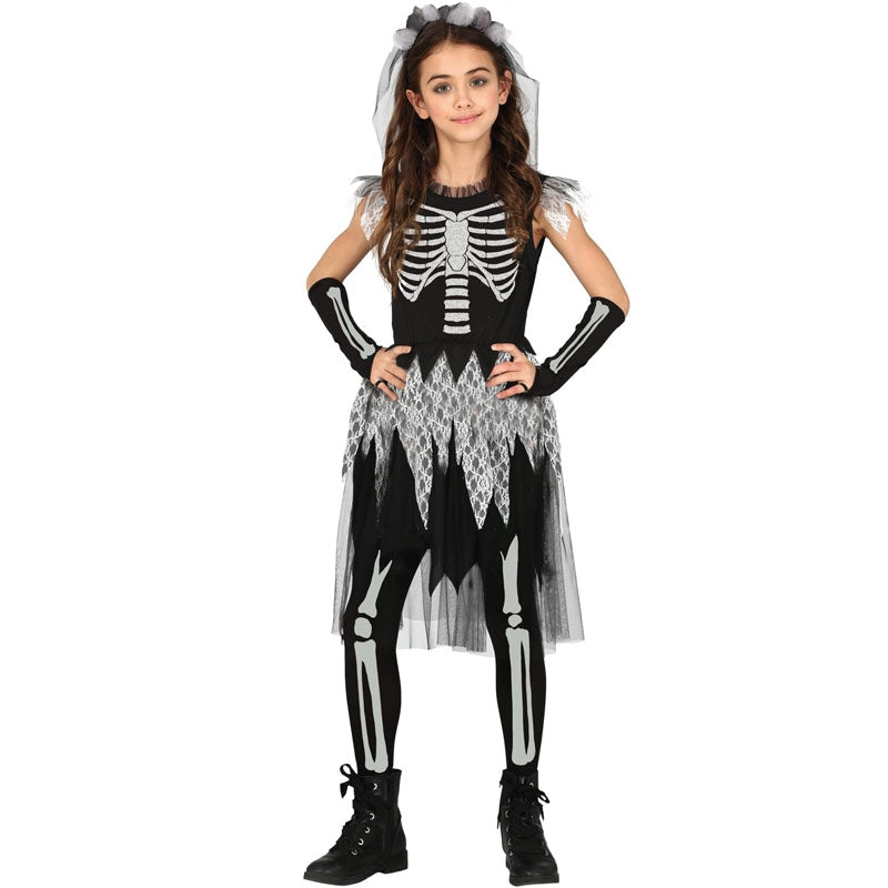 Costume Da Scheletro Colorato Per Bambino - 3