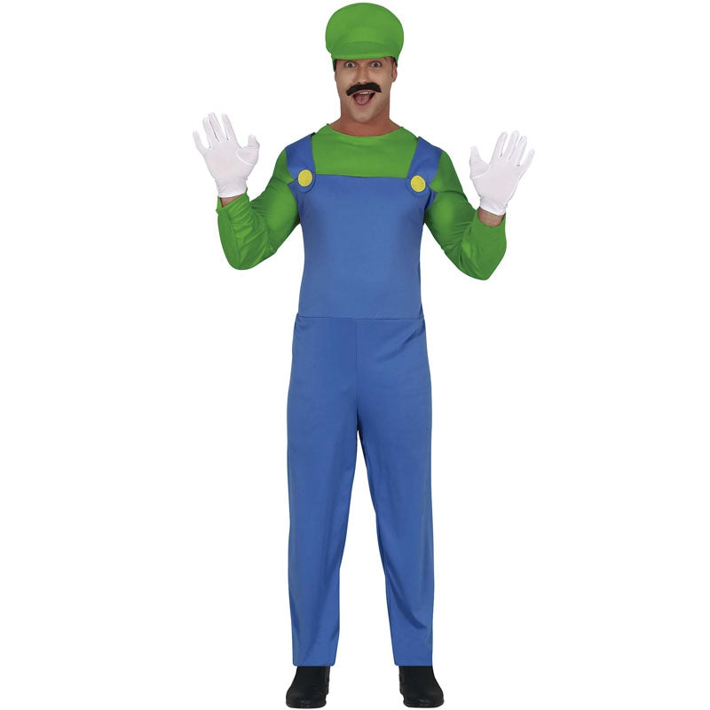 Disfraz de Fontanero Luigi para hombre