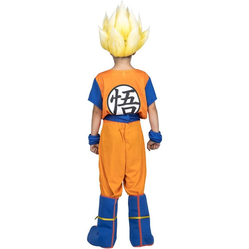 Disfraz de Goku Super Saiyan para niño Dragon Ball espalda