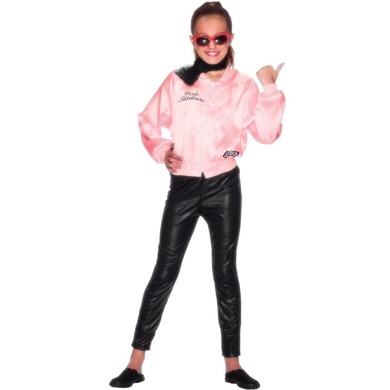 Giacca Pink Ladies Bambina – Giubbino Rosa Per Ragazze, 7-9 Anni, Carnevale O Uso Quotidiano - 2
