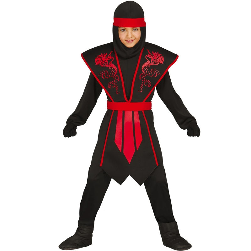 California Costumes - Costume Ninja Nightfire Bambino | Completo Con Spada E Maschera
