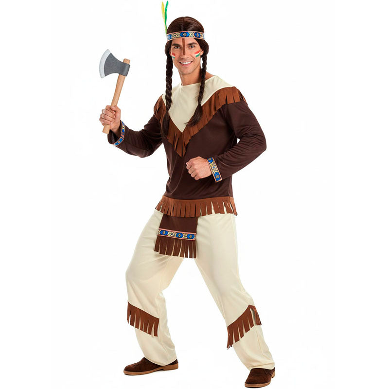Disfraz de Indio Tahoe para hombre Bis