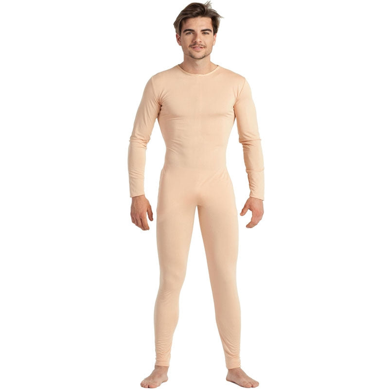 Body Uomo Maniche Lunghe In Nylon Elasticizzato – Trasparente E Aderente – Perfetto Per Pigiama O Serate Speciali