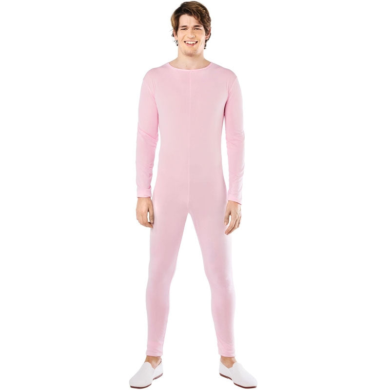 Disfraz de Maillot rosa spandex para hombre
