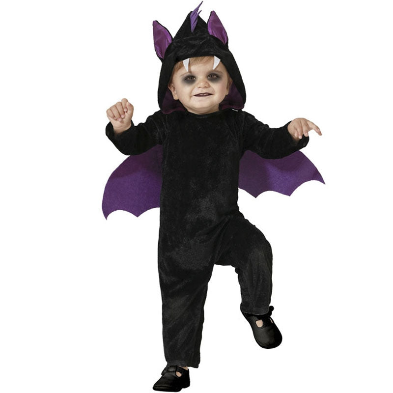 Costume Halloween Bambina Strega Pipistrello - Set 3 Pezzi Con Gonna Tutù E Cappello - Foto 6