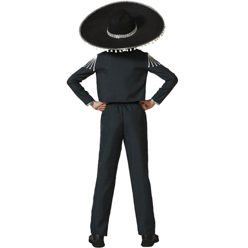 Disfraz de Músico Mariachi para niño espalda