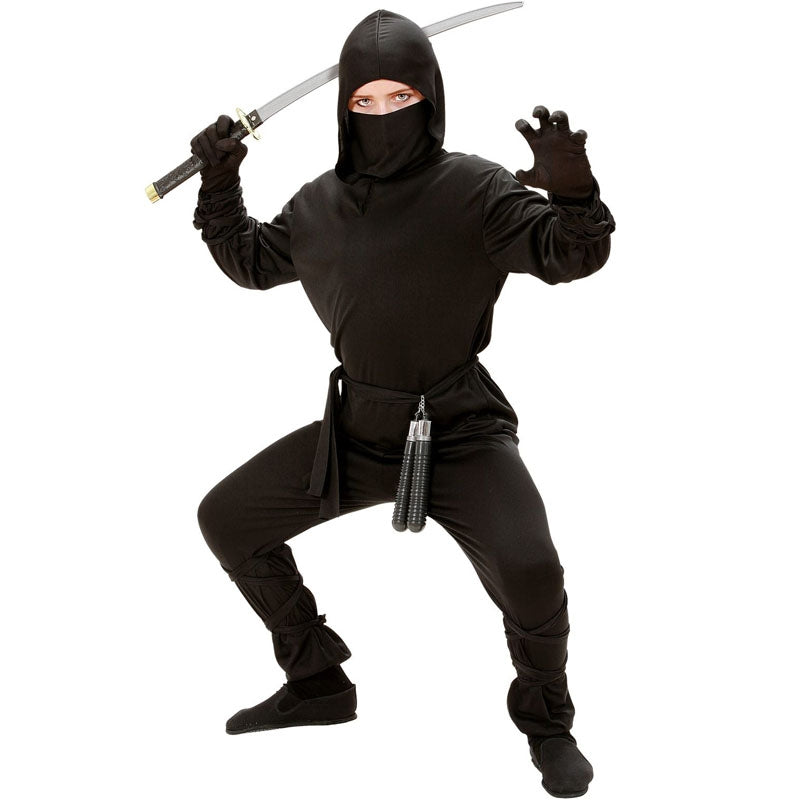 Disfraz de Ninja clásico negro para niño