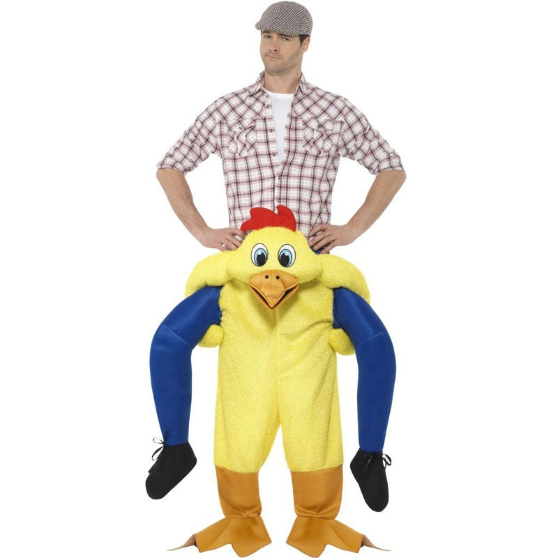 Costume Da Pollo VALICLUD 3D Per Pasqua - Fascia Con Papillon E Coda In Peluche E Cotone, Accessorio Per Feste In Maschera
