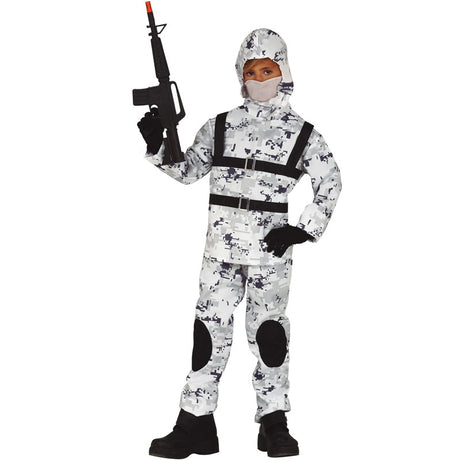 Disfraz de Soldado ártico para niño