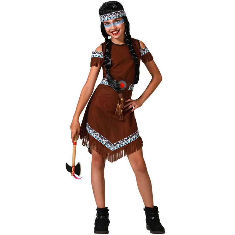 Disfraz para niña de India Salvaje