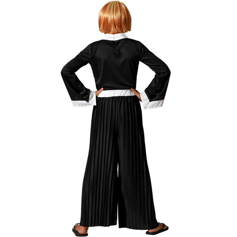 Disfraz para niño de Japonés negro Espalda