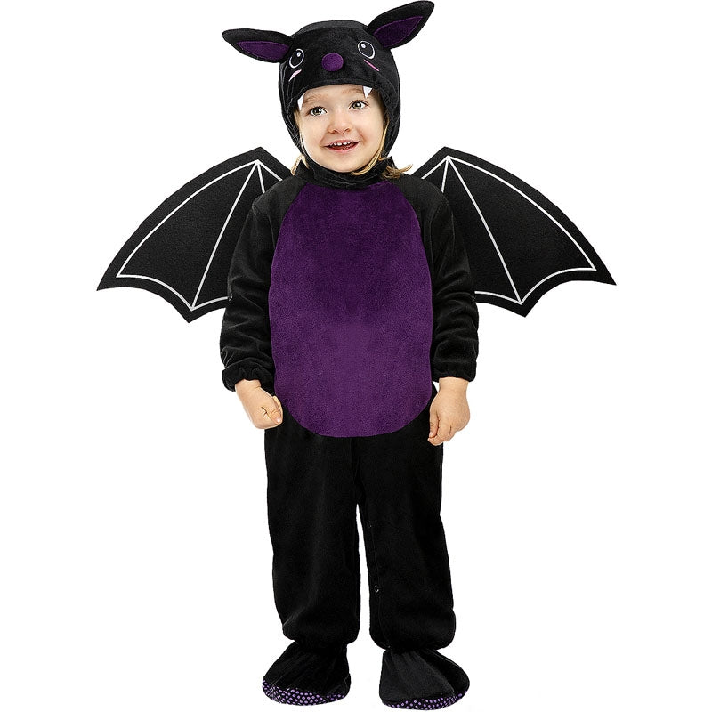 Costume Halloween Bambino Pipistrello Con Ali, Tutù Viola E Maschera - Set Per Bambine Da 3 A 10 Anni, Carnevale E Cosplay