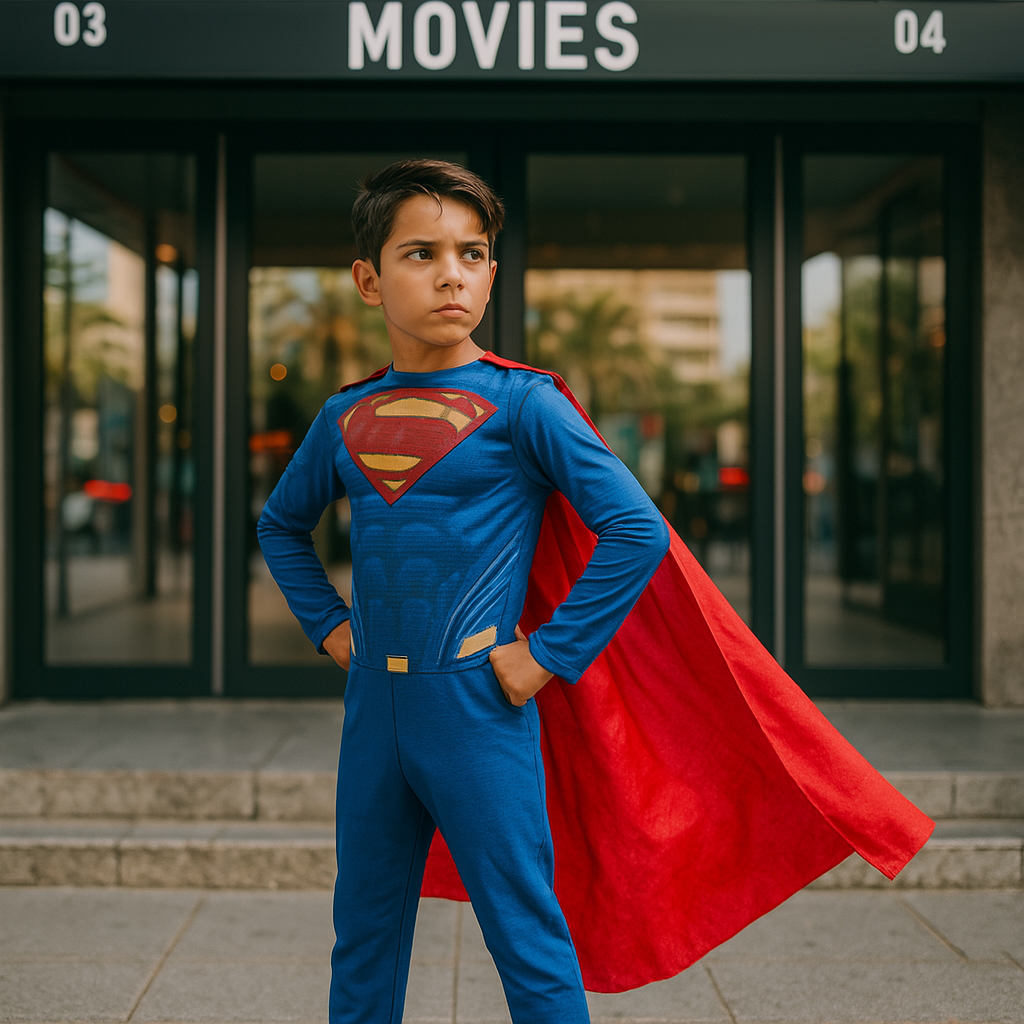 Costume da Supereroe Superman classico per bambino