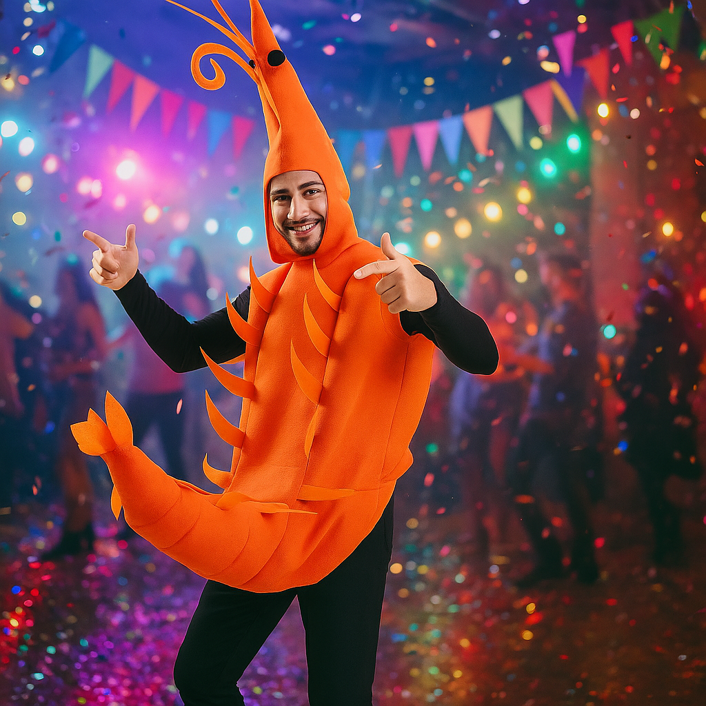 Costume da Gambero di Huelva per adulti